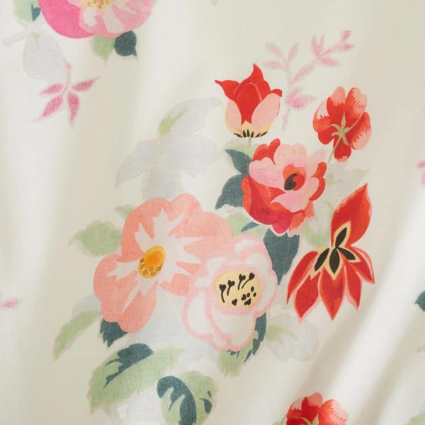 Cath Kidston Floral Bunches Reversible Cotton Duvet Cover Set Green
