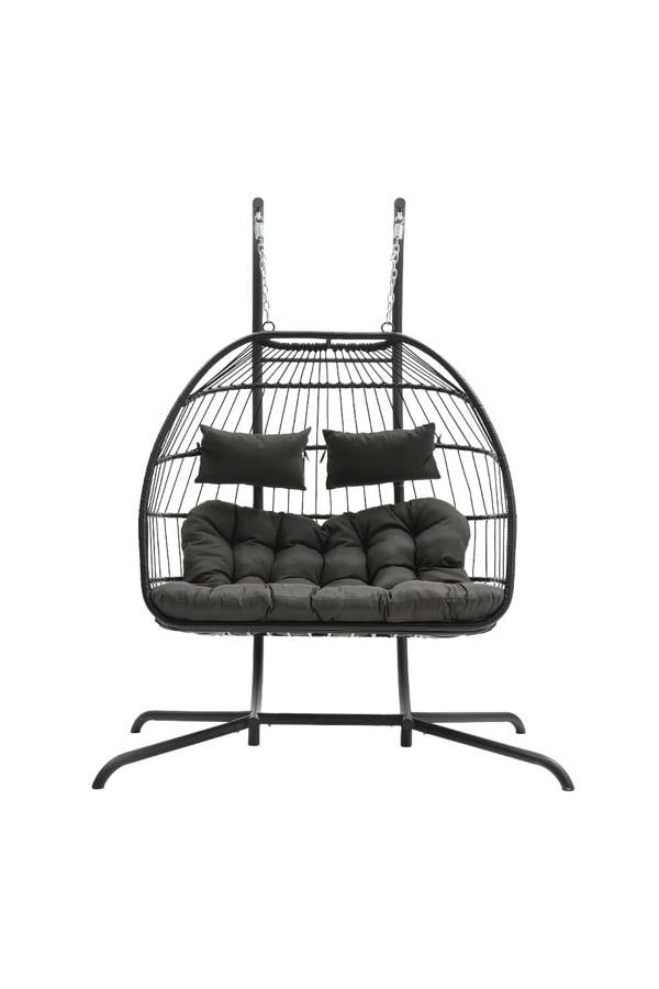 Living and Home 2-Seater Outdoor Hanging Egg Chair