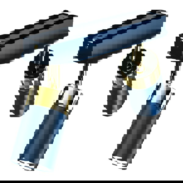 Milagro Ceiling Lamp Joker Navy Blue/Gold 3XGU11