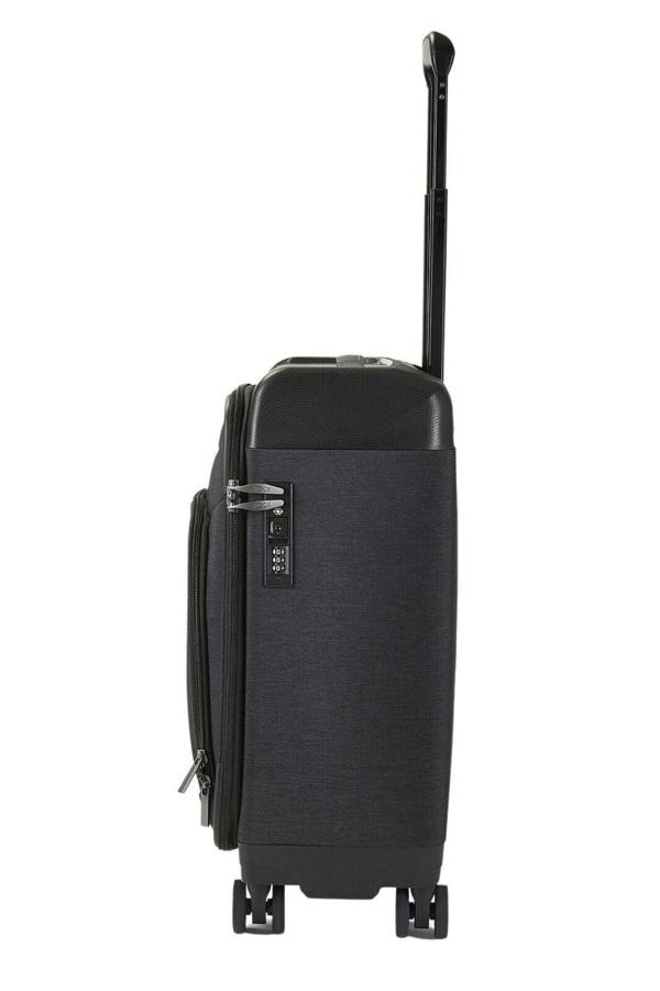 Rock Luggage Lightweight Soft Suitcase 4 Wheel Luggage Travel Trolley Cases Cabin Bags