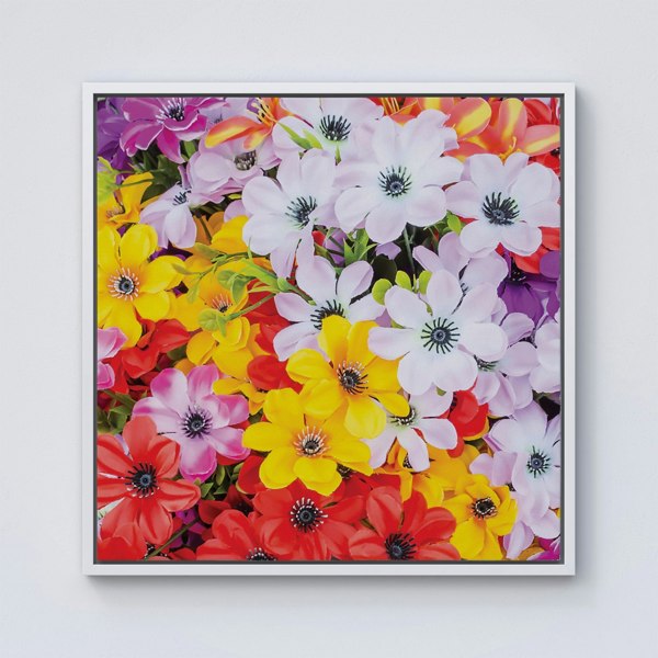 Warren Reed Spring Flowers Framed Canvas