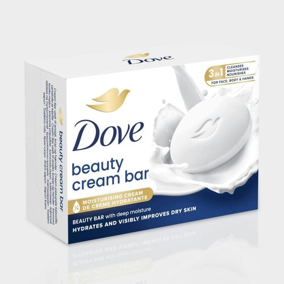Dove Orignal Moisturising Beauty Cream Bar for Soft & Smooth Skin, 6x90g, 3 Pack