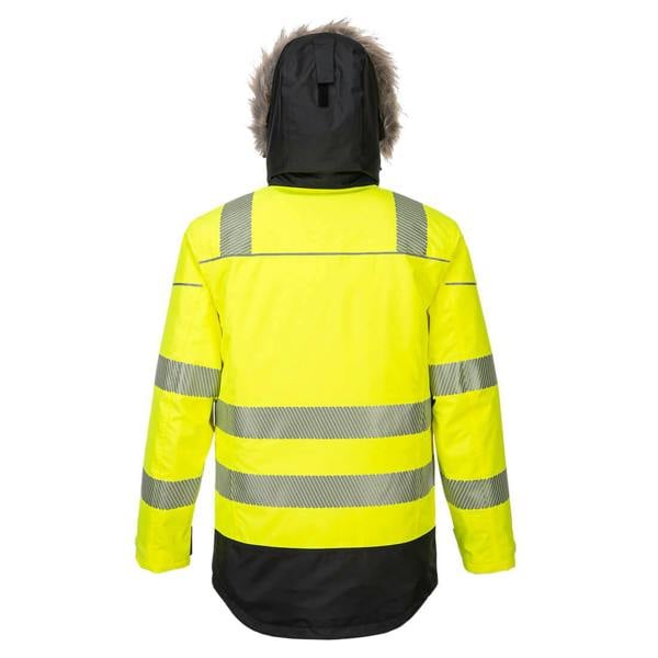 PW3 Hi-Vis Winter Parka Jacket Portwest