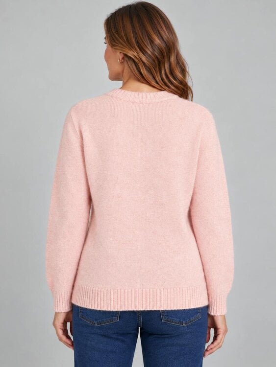 VIZ-A-VIZ Floral Embroidery  Jumper