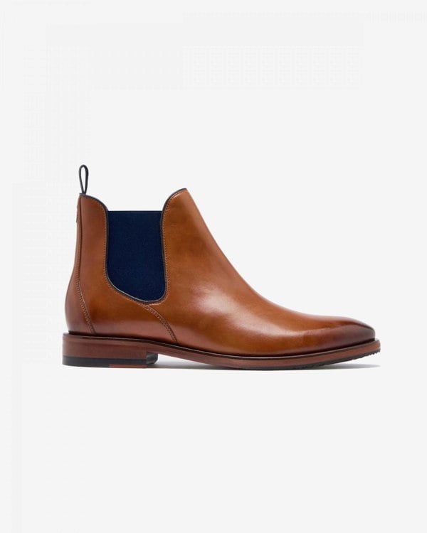 Oliver Sweeney Andante Leather Mens Chelsea Boots - Tan