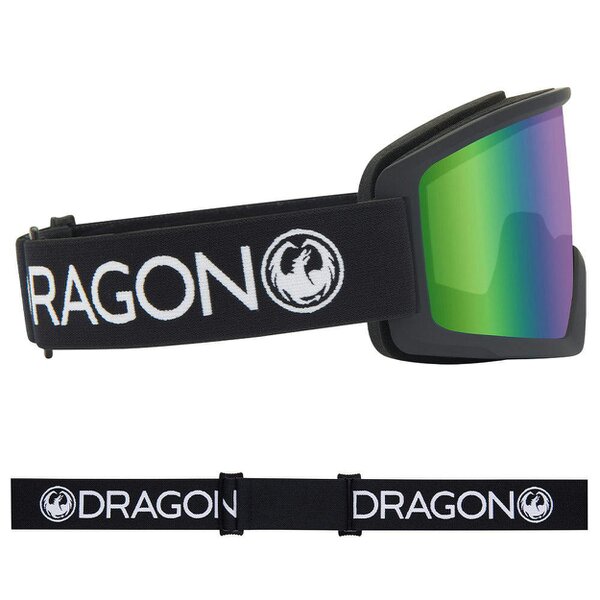 Dragon DX3 L OTG - Black with Lumalens Green Ionized Lens