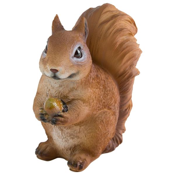 Ferncrest Trading Pair of Realistic Red Squirrel Garden Animal Ornaments