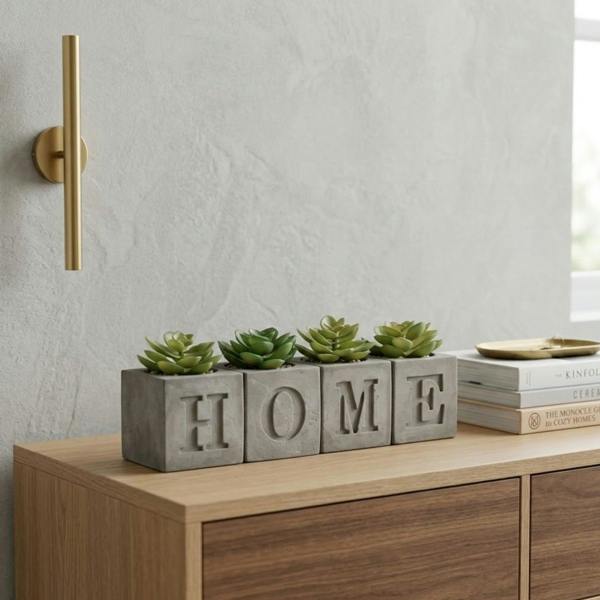 Garden Greatness 4 Pack Mini Artificial Home Plants In Pot