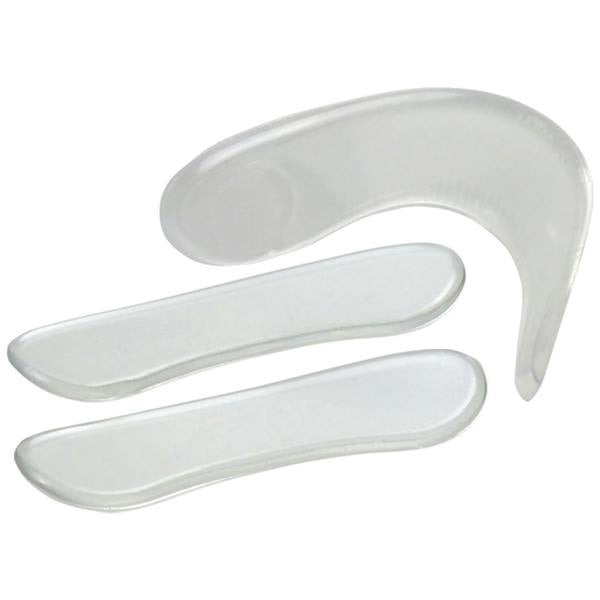 Aquarius Foot Factory Clear Non Slip Gel Heel Liners High Heels Comfort Grip Inserts