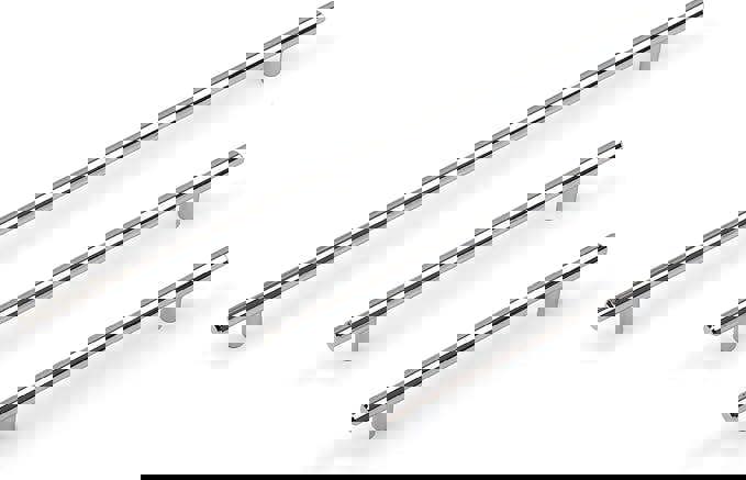 Handle & Home Polished Chrome Bar Handles