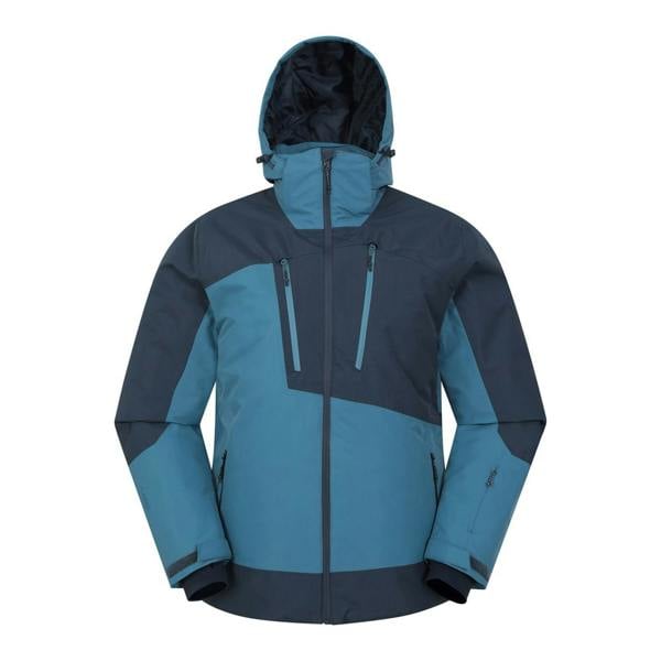 Mountain Warehouse Mens Supernova Waterproof Ski Jacket - Blue - 