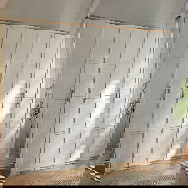 Furniture To Go Bohol 5 Door Wardrobe in Riviera Oak/White