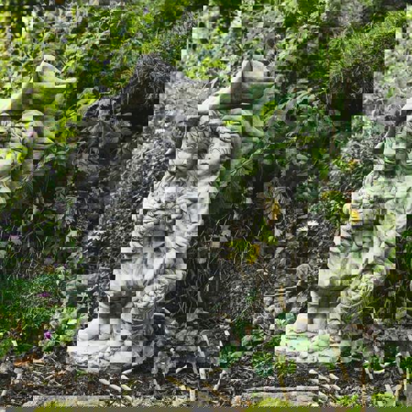 Children under the Umbrella after Harvest Garden Ornament