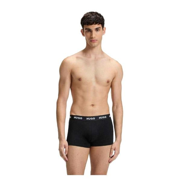 Hugo Mens Logo Boxer Shorts (Pack of 3) - Black - 