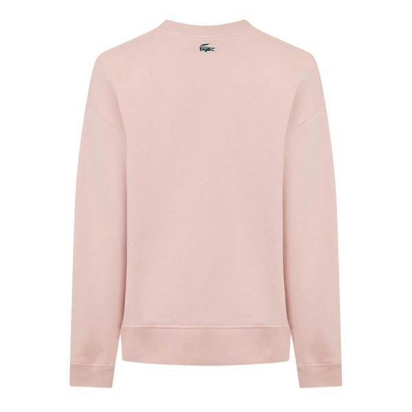 Lacoste Womens/Ladies Crew Neck Regular Long-Sleeved Sweatshirt - Pink - 