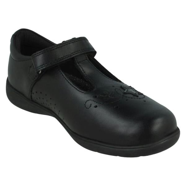 Start-rite Girls Startrite T-Bar School Shoes Star Jump