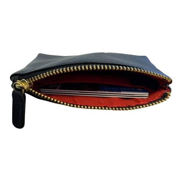 Mala Leather Mason Bee Collection Leather Coin & Card Purse
