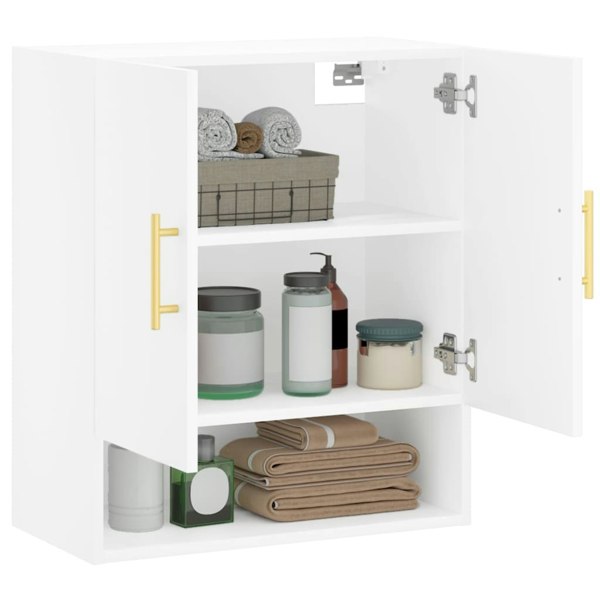 Berkfield Wall Cabinet White 60x31x70 cm Engineered Wood