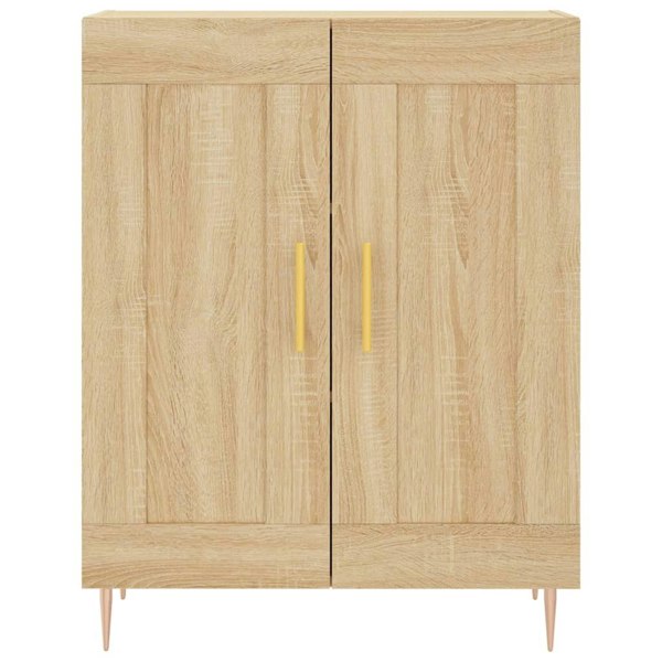 Berkfield Highboard Sonoma Oak 69.5x34x180 cm Engineered Wood