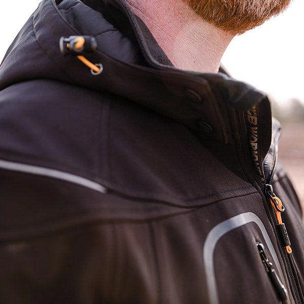 Trade Hooded Softshell Jacket JCB Workwear