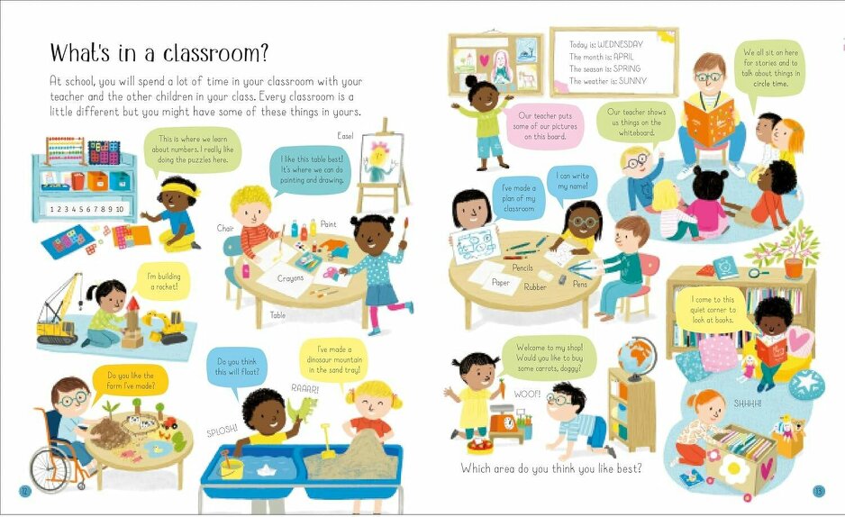 All About Starting School by Felicity Brooks (Usborne All About series)