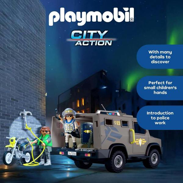 Playmobil SWAT Police Truck - 72066 Playset