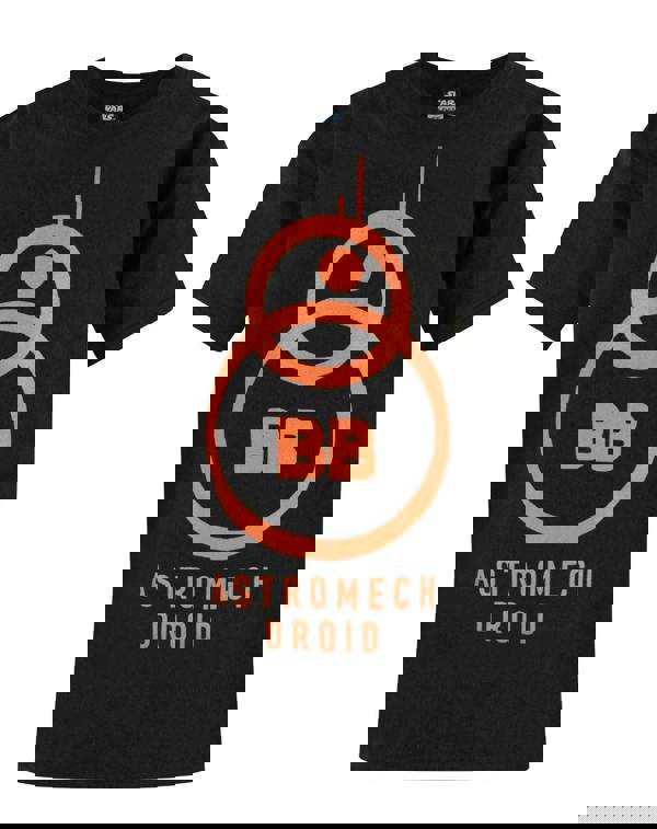 Star Wars Boys Black Bb-8 Short Sleeved T-Shirt