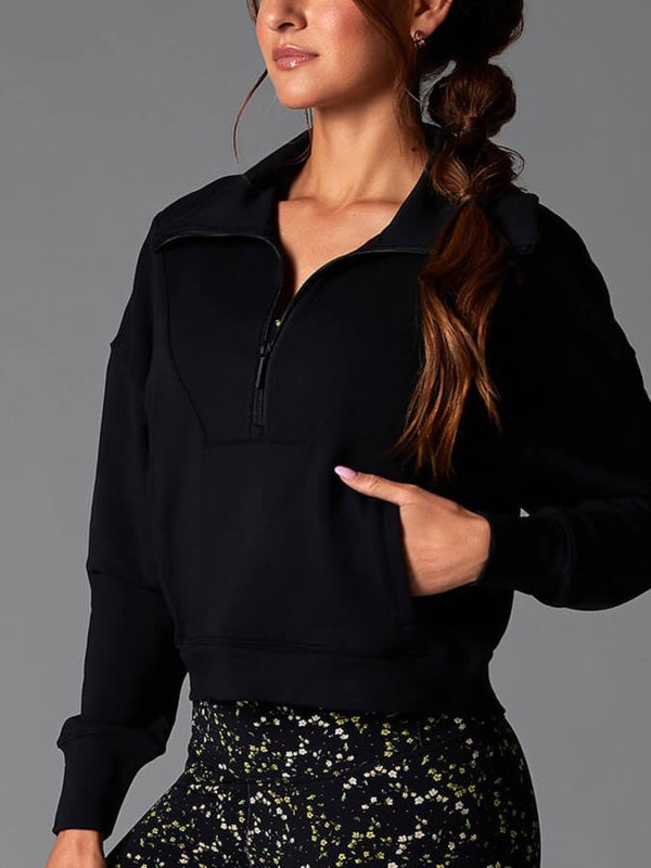 Tavi Cozy Women's Half Zip Up Top