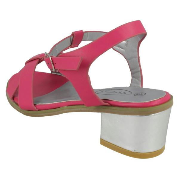 Spot On Girls Spot On Block Heel Sandals