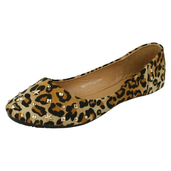 Spot On Girls Spot On Studded Ballerina Flats