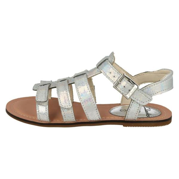 Clarks Girls Clarks Flat Summer Gladiator Sandals Loni Joy