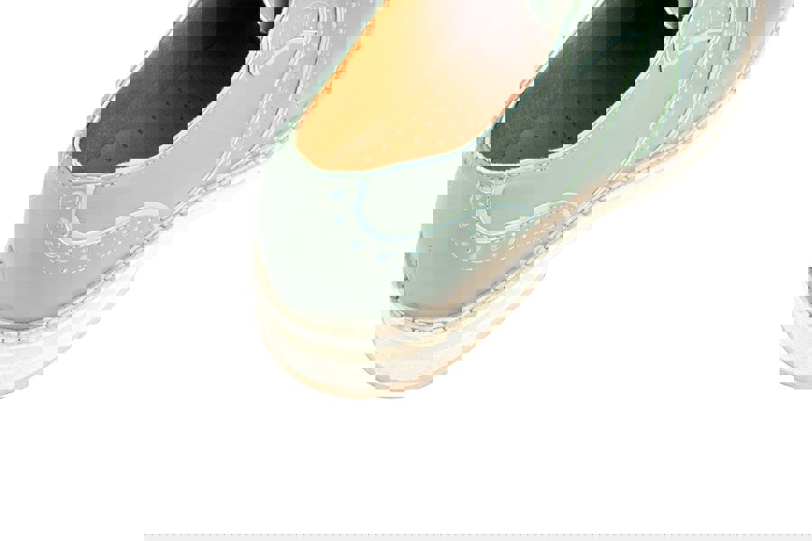 Embassy London Brick Lane - Green - Women's contrast leather lace-up brogue