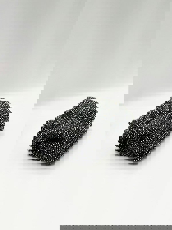 SVNX Crystal Pouch Clutch Bag In Black