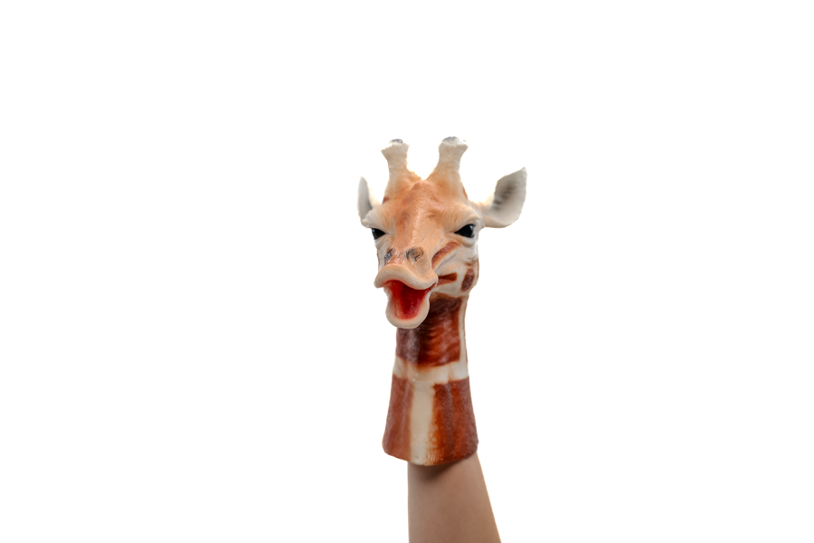 Wildthings Wild Thingz Giraffe Hand Puppet