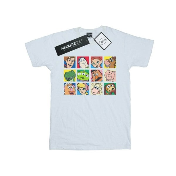 Disney Boys Toy Story Character Squares T-Shirt - White