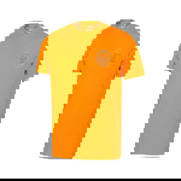 Mountain Warehouse Mens Adventure Awaits T-Shirt - Bright Orange - 