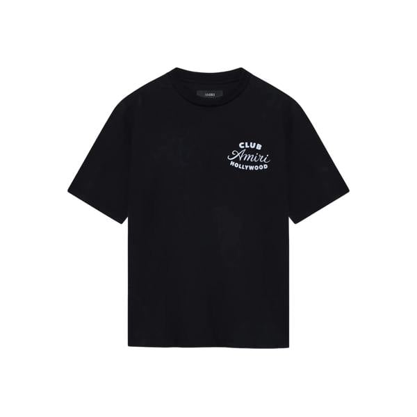 Amiri Club Logo T-Shirt   in  Black