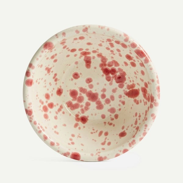 Hot Pottery Nut Bowl Cranberry