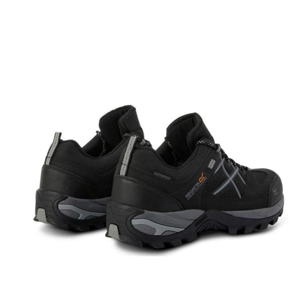 Regatta Mens Samaris III Low Walking Shoes - Black/Granite