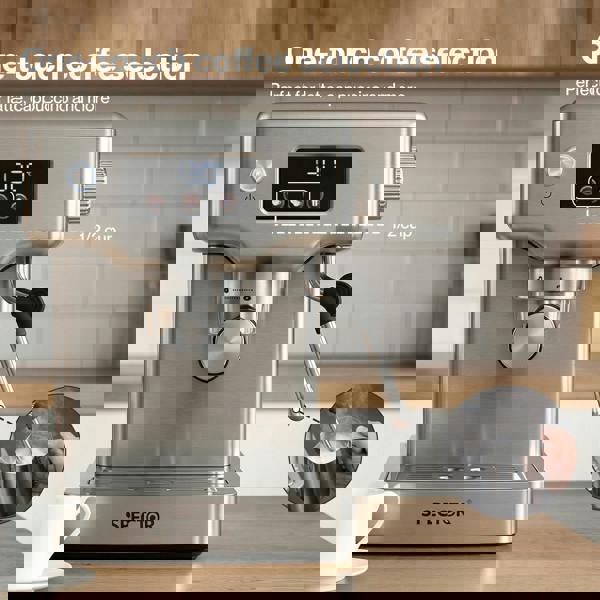 Spector 20 Bar Espresso Coffee Machine Maker Milk Frother Cappuccino Latte Cafe