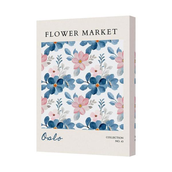 Benjamin Tate Design Flower Market Canvas Art Print Oslo Collection No 43 UK Made