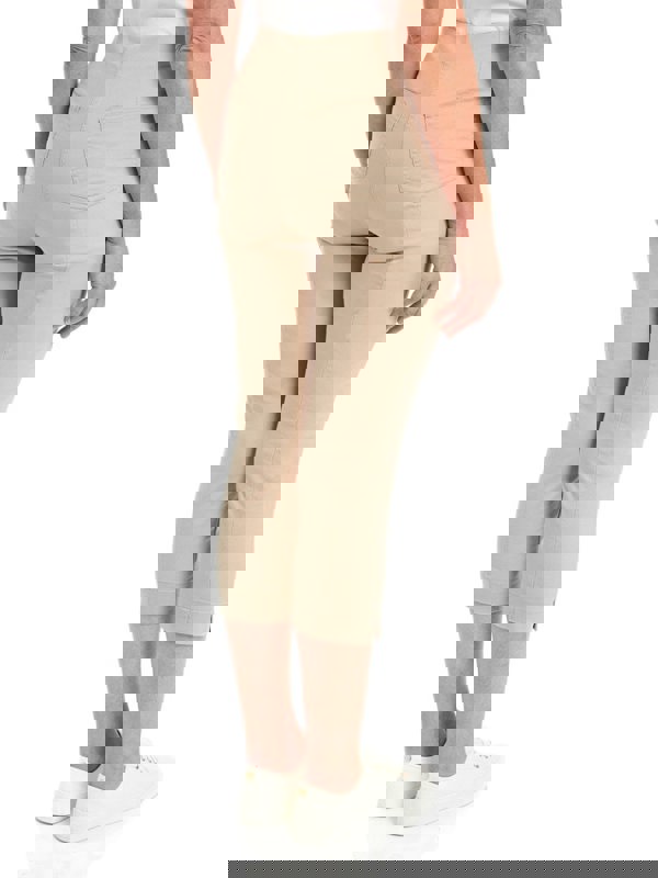 PennyPlain  Stone Twill Cropped Trousers