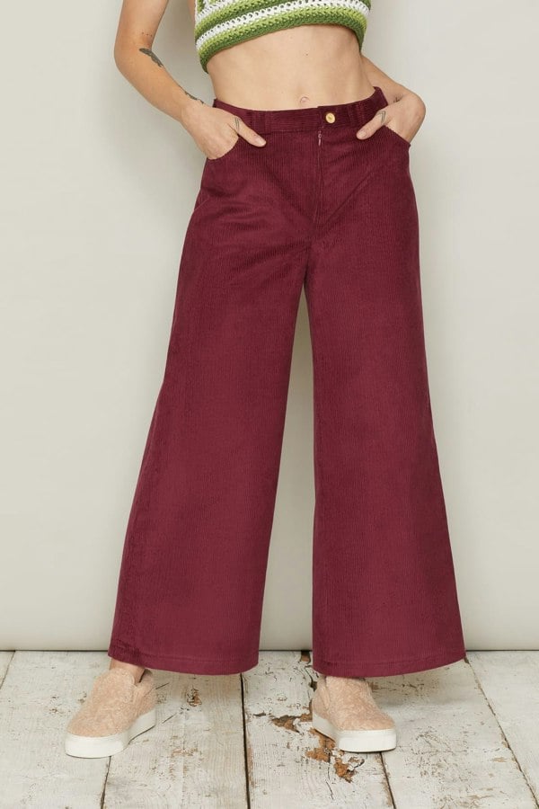 Bo Carter Funi Trousers - Burgundy