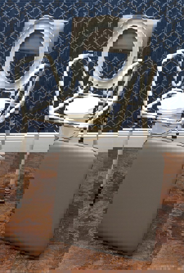 Aidapt Essex Height Adjustable Commode Chair Blue