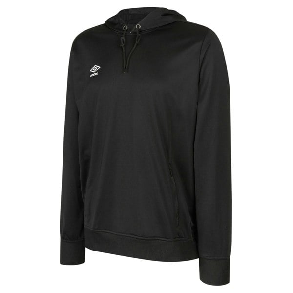 Umbro Childrens/Kids Club Essential Polyester Drawstring Hoodie - Black