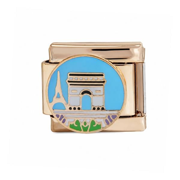 Serafina Paris Eiffel Tower & Arc De Triomphe | Italian Style Bracelet Charm