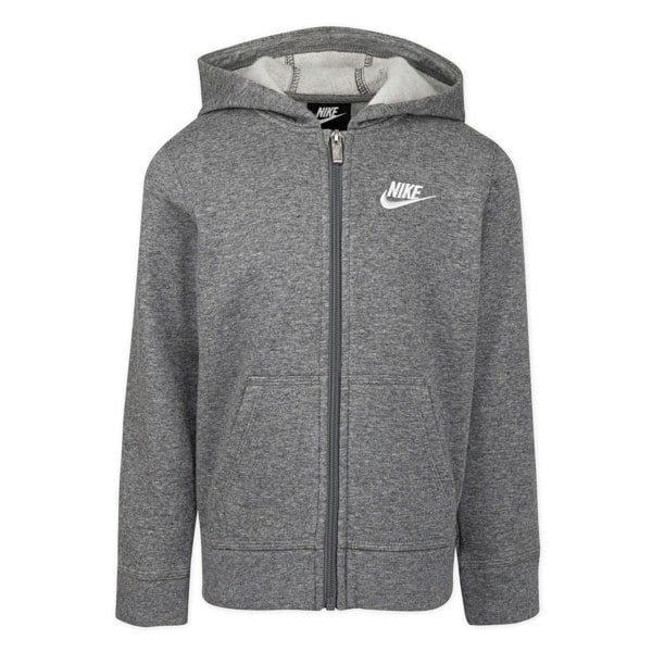 Nike Kids Club Fleece Full Zip Hoodie - Grey