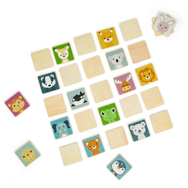 Bigjigs Toys Wooden Animal Matching Game