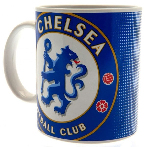 Chelsea FC Large Crest Mug - Blue/White