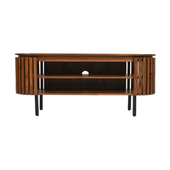 Wyld Haus Birmingham Slatted Mango Wood TV Cabinet